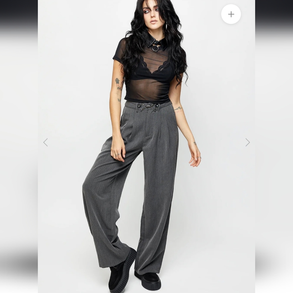 NEW & TAGS ON - Disturbia Herringbone Trouser - Size 12